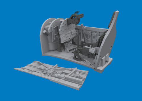 EDU6481210 1/48 Eduard P-40K cockpit 3D for EDUARD  MMD Squadron