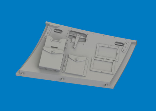 EDU6481187 1/48 Eduard Hurricane Mk.I cockpit door 3D for ARMA HOBBY  MMD Squadron