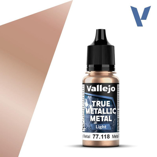 VJ77118 Vallejo True Metallic Rusty Metal (light) 18ml Paint 77118 MMD Squadron