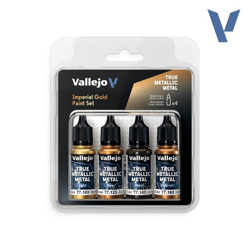 Vallejo True Metallic Aged Copper Set (x4) 18ml Paint - Squadron.com