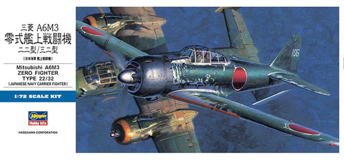 HSG01456 1/72 Hasegawa ZERO FIGHTER TYPE 22/32  MMD Squadron