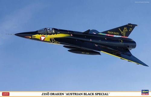 HSG07565 1/48 Hasegawa 350 DRAKEN AUSTRIAN  MMD Squadron