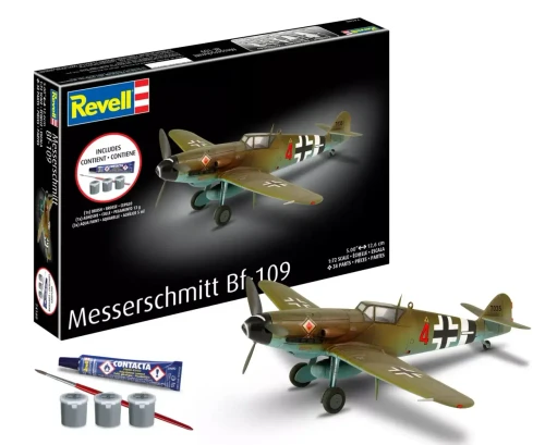 RMX74160 1/72 Revell Starter Kit Messerschmitt Bf-109  MMD Squadron