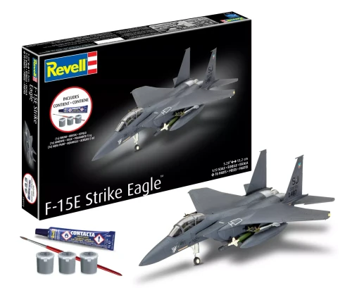 1/144 Revell Starter Kit F-15E Strike Eagle & bombs