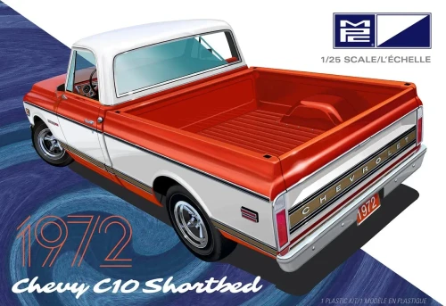 MPC1042M 1/25 MPC 1972 Chevy Pickup Short Bed New Parts - Chassis & Bed - PREORDER  MMD Squadron