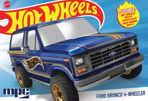MPC1045 1/25 MPC 1982 Ford Bronco 4-Wheeler Hot Wheels Plastic Model Kit  MMD Squadron