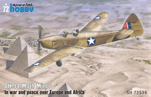 CMK-100-SH72538 1/72 Special Hobby DH.94 Moth Minor Plastic Model Kit CMK-100-SH72325 MMD Squadron