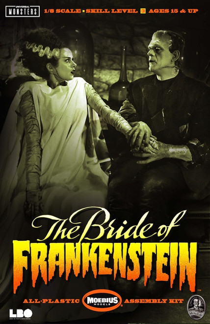1/8 Moebius The Bride of Frankenstein Plastic Model Kit - PREORDER