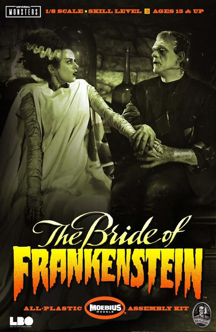 MOE983 1/8 Moebius The Bride of Frankenstein Plastic Model Kit - MMD Squadron