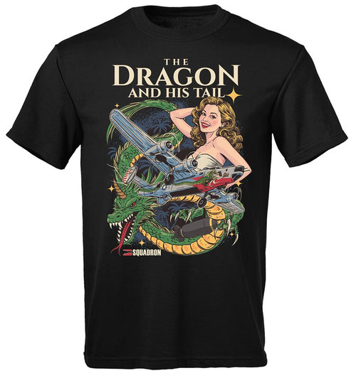 SQ-Shirt-Dragon Squadron T-Shirt The Dragon and His Tail  MMD Squadron