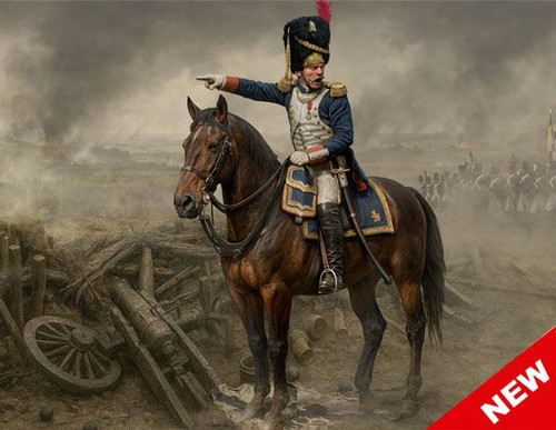 MBL32025 1/32 Master box Napoleonic Wars Era. The Old Guard Officer  MMD Squadron