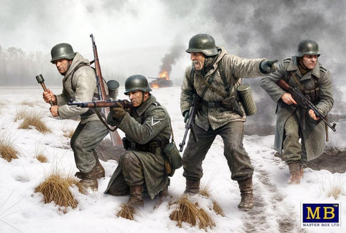 MBL35254 1/35 Master box German Infantry. Bastogne, 1944, WWII era  MMD Squadron