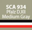 SCA934 Squadron Colors WWI German Pfalz D.XII Medium Gray Acrylic Airbrush Paint (15ml Bottle)  MMD Squadron