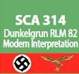 SCA314 Squadron Colors Luftwaffe RLM 82 Dunkelgrun Modern Interpretation Acrylic Airbrush Paint (15ml Bottle)  MMD Squadron