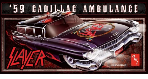 AMT1558 1/25 AMT 1959 Cadillac Ambulance Slayer - PREORDER  MMD Squadron
