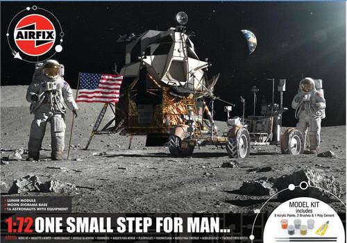 AIRA50106 1/72 Airfix One Small Step for Man Lunar Module Diorama w/Figures - PREORDER TRP0956 MMD Squadron
