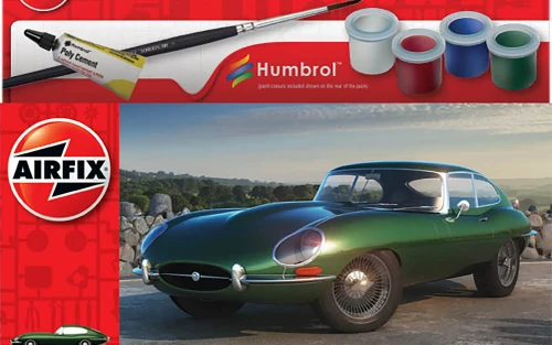 AIRA55009 1/43 Airfix Starter Set - Jaguar E-Type - PREORDER A55009 MMD Squadron
