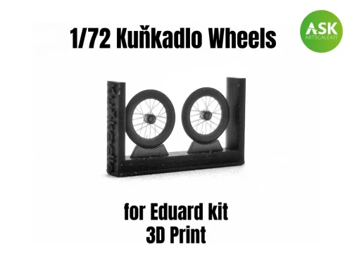 ASKA72002 1/72 Art Scale Kit Kunkadlo - Wheels (for Eduard kit)  MMD Squadron