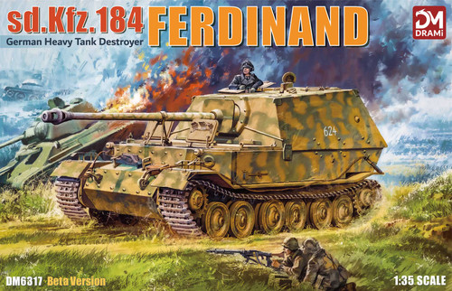 DRM6317 1/35 DRAMi Sd.Kfz.184 FERDINAND 39-46 SERIES - PREORDER DM6317 MMD Squadron