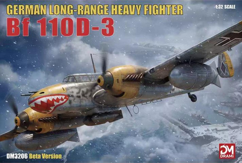DRM3206 1/32 DRAMi BF110D-3 German Long Ranger Heavy Fighter - PREORDER DM3206 MMD Squadron