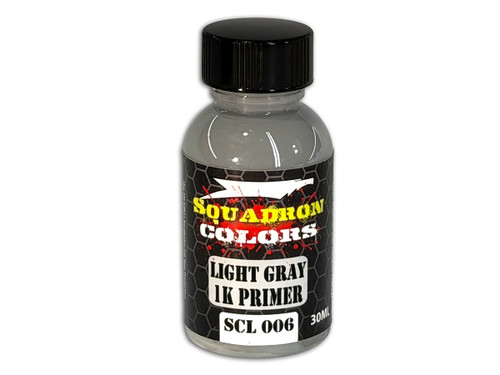 Squadron Colors 1K Light Grey Primer 30mL Lacquer Paint