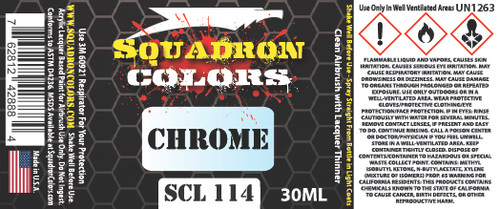 Squadron Colors Chrome 30mL Lacquer Paint