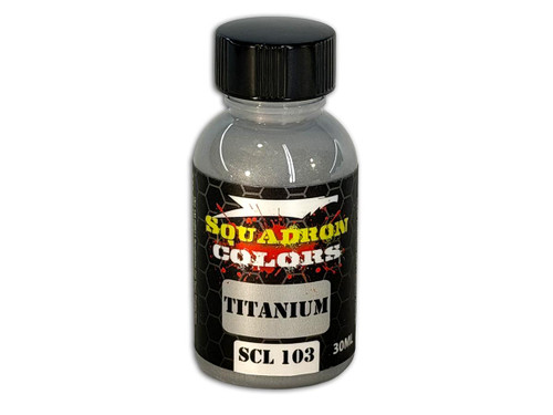 SCL103 Squadron Colors Titanium 30mL Lacquer Paint  MMD Squadron