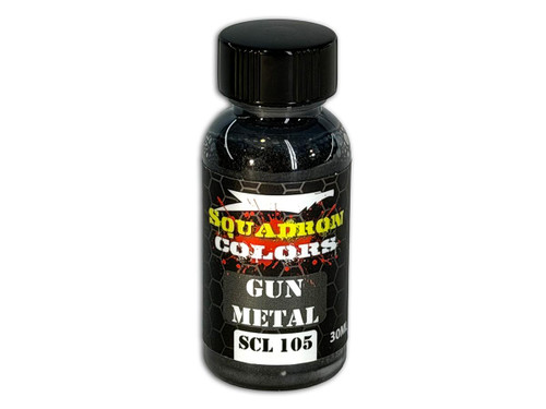 SCL105 Squadron Colors Gun Metal 30mL Lacquer Paint  MMD Squadron