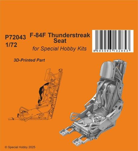  CMK-129-P72043   1/72 CMK F-84F Seat72 / for CMK Kits   MMD Squadron