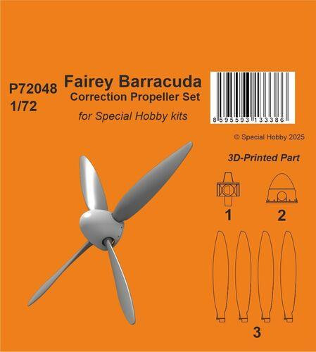  CMK-129-P72048   1/72 CMK Fairey Barracuda Correction Propeller Set for CMK kits   MMD Squadron