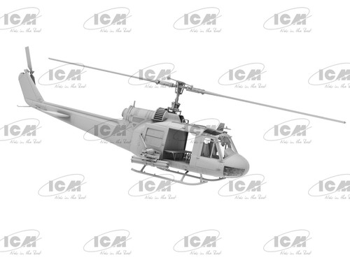 1/48 ICM Models UH-1C Huey Gunship US Attack Helicopter - PREORDER