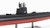 ALM750 1/300 Atlantis Models USS Nautilus Submarine Plastic Model Kit L750 MMD Squadron