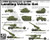 AFV73517 1/350 AFV Club WWII US Army Landing Vehicle Set Korean War 10 MMD Squadron