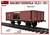 MIN35296 1/35 Miniart WWII 16.5 18-Ton Railway Gondola w/Figures (5) & Fuel Drums (8)  MMD Squadron