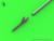 MAS-AM-32-116 1/32 Master Model US WWII Pitot Tube - Shark-fin type probe 1 pc - used on P-36, P-39, P-40, P-47, A-36, B-239, T-6, B-25 and many more MMD Squadron