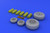 EDU648012 1/48 Eduard F-4C/D/E/F/G Wheels for Hasegawa PE and Resin MMD Squadron