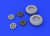 EDU648229 1/48 Eduard Hurricane Mk I Wheels for AIR (Resin)  MMD Squadron