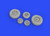 EDU672229 1/72 Eduard Buccaneer S 2C Wheels for AIR (Mask & Resin) 672229 MMD Squadron