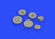 EDU672182 1/72 Eduard MiG21MF Wheels for EDU (Resin)  MMD Squadron