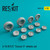 RES-RS32-0018 1/32 Reskit A-7 Corsair IIA/B/C/E wheels set MMD Squadron