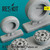 RES-RS32-0002 1/32 Reskit Fairchild Republic A-10 Thunderbolt wheels set 1/32 MMD Squadron