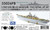 PON35026FB 1/350 Pontos Model USS BB-63 Missouri 1945 Detail up set 20B Deck Blue MMD Squadron