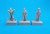 CMK-129-F72308 1/72 CMK Two French Pilots and Mechanic for Special Hobby Mirage FIB Model Resin Figure Model Kit MMD Squadron