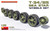 MIN37033 1/35 Miniart T-34/85 Sea Star Wheels Set MMD Squadron