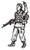 CMK-129-F35210 1/35 CMK US Special Forces soldier with gun (1 fig.)  129-F35210 MMD Squadron