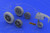 EDU632004 1/32 Eduard Bf109E Wheels for EDU (Resin) 632004 MMD Squadron