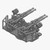 BCM-AC700006a 1/700 Black Cat Models 40mm Bofors quad gun Mk.2 mod.2 (x6)  MMD Squadron