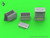 MAS-GM-35-067 1/35 Master Model OTWARTE / M2 ammunition cans for Browning M2 .50 cal machine gun
- WWII version (6 pcs) - OPENED  MMD Squadron