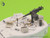 MAS-GM-35-063 1/35 Master Model Browning M2HB .50 cal (12,7mm) - machine gun on tank mount - WWII version (early M23 cradle with early tray)  MMD Squadron
