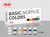 ICM3010 ICM Models - Acrylic paint set for Basic Colors  MMD Squadron